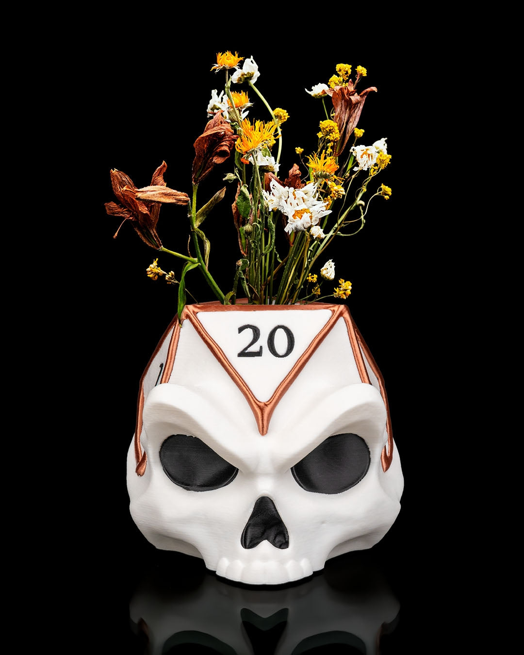 🌿✨ Critical Growth Plant Pot — D20 Styled Dice Planter 🎲🪴 | Unique Home Decor Gift – handcrafted 3D printed decor gift