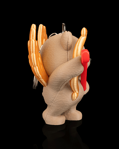 🧸✨ Cupid Cub – Keychain Bear (3D Printed Collectible)