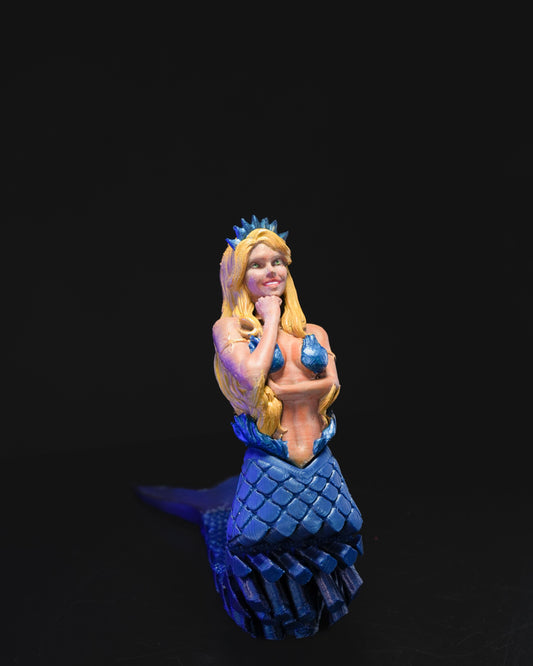 🧜‍♀️ Daena the Articulated Mermaid – Enchanting Ocean Friend from the Deep! 🌊✨ | Unique Home Decor Gift – handcrafted 3D printed decor gift