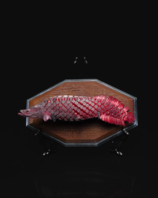 🐟 3D Printed Articulated Pirarucu Fish – A Masterpiece of the Amazon 🌿 – handcrafted 3D printed decor gift