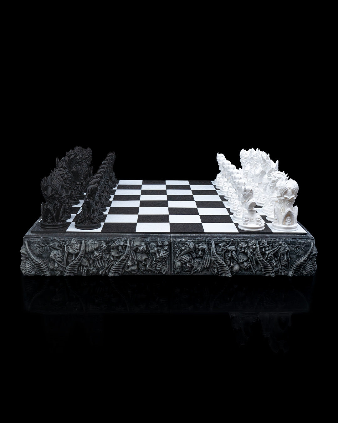 Unleash the Dark Side with the Demonic Chess Board ♟️🖤