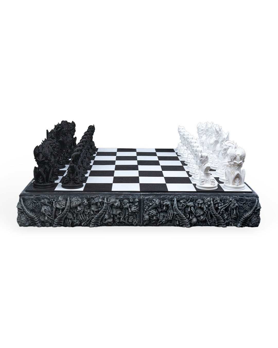 Unleash the Dark Side with the Demonic Chess Board ♟️🖤
