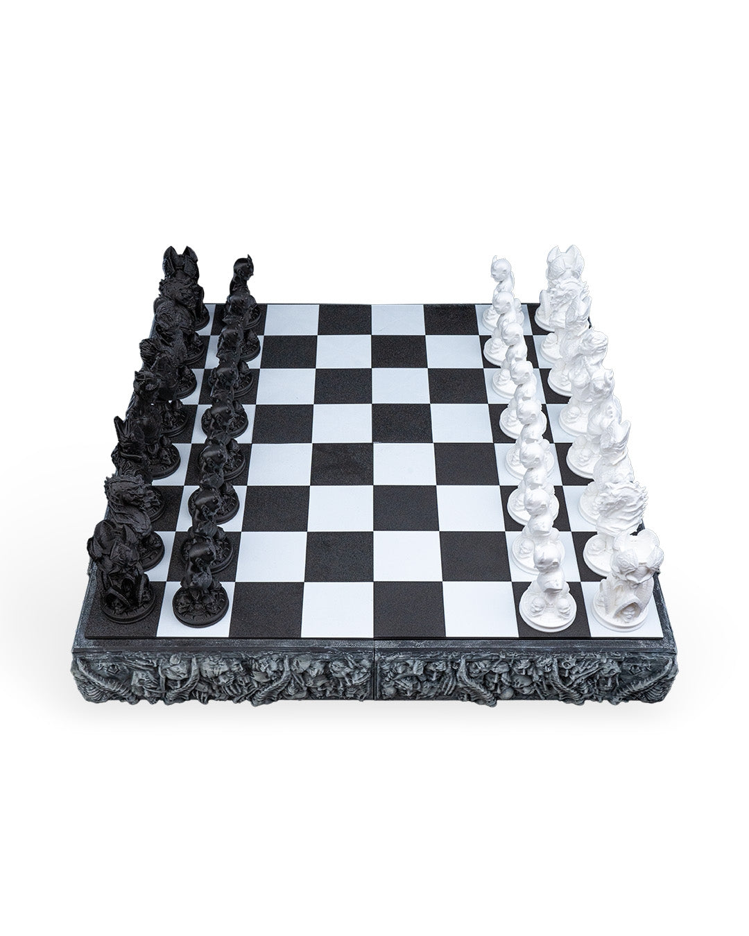 Unleash the Dark Side with the Demonic Chess Board ♟️🖤