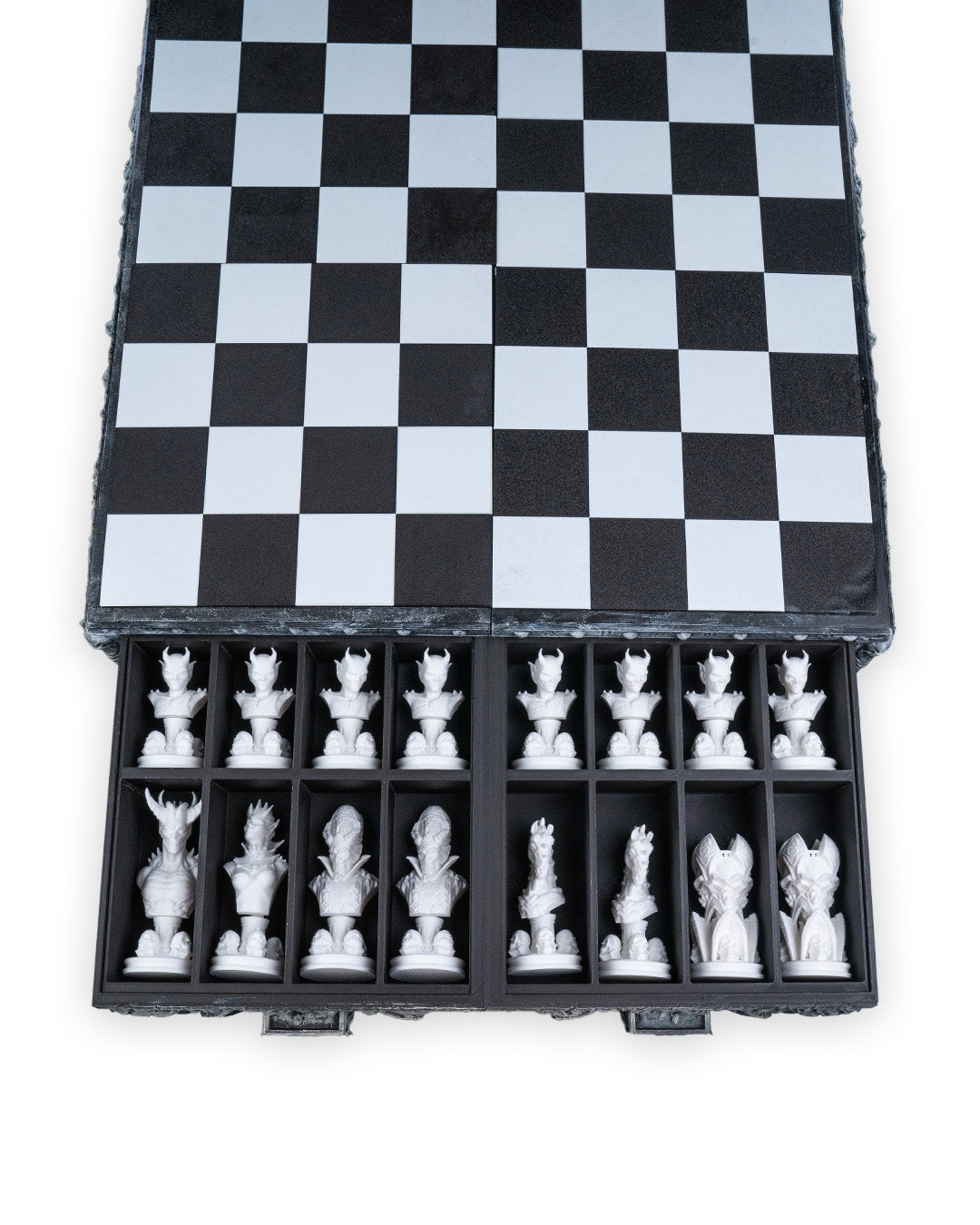 Unleash the Dark Side with the Demonic Chess Board ♟️🖤