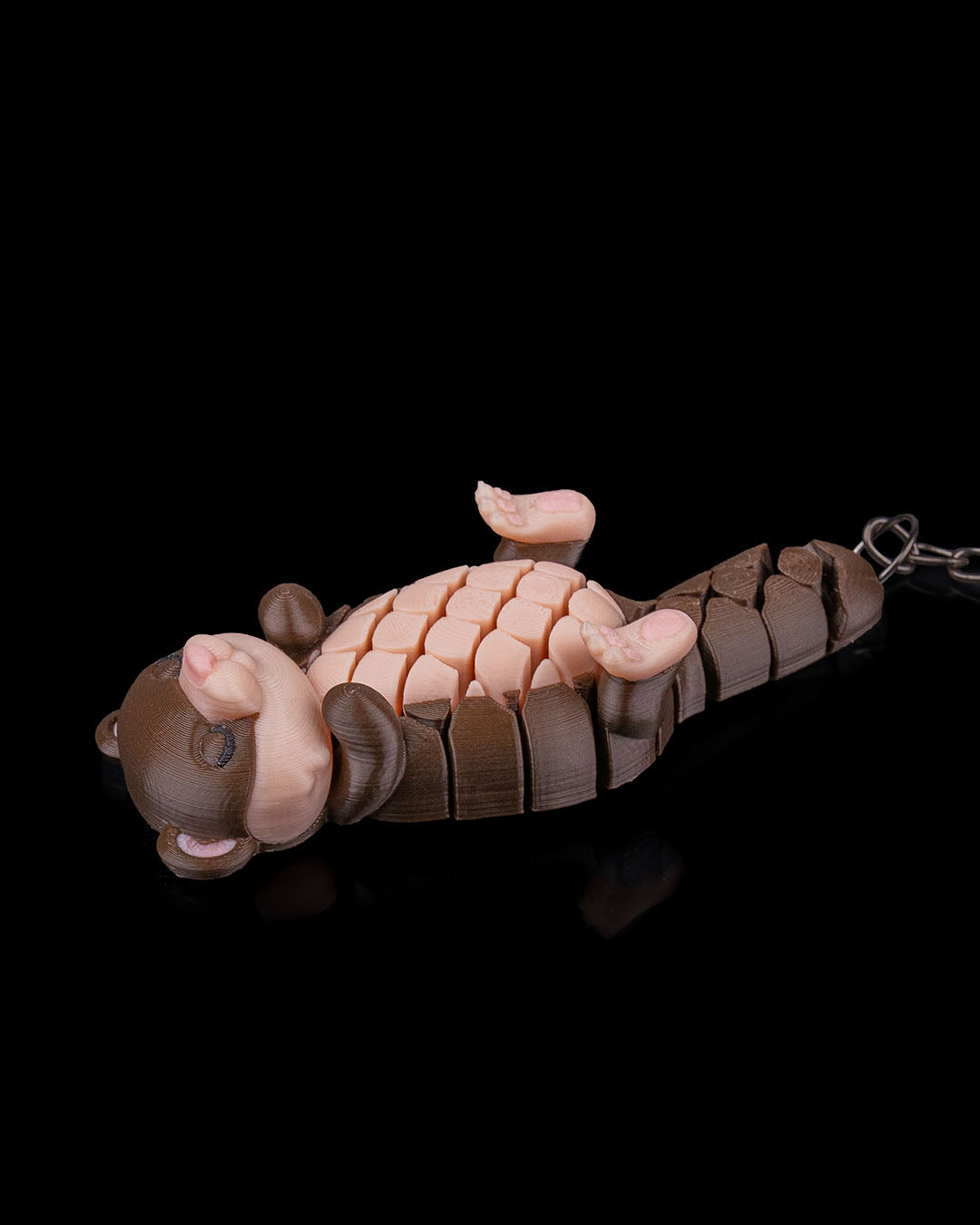 Dottie the Otter – 3D Printed Articulated Mesh Keychain | Cute Fidget Toy Gift