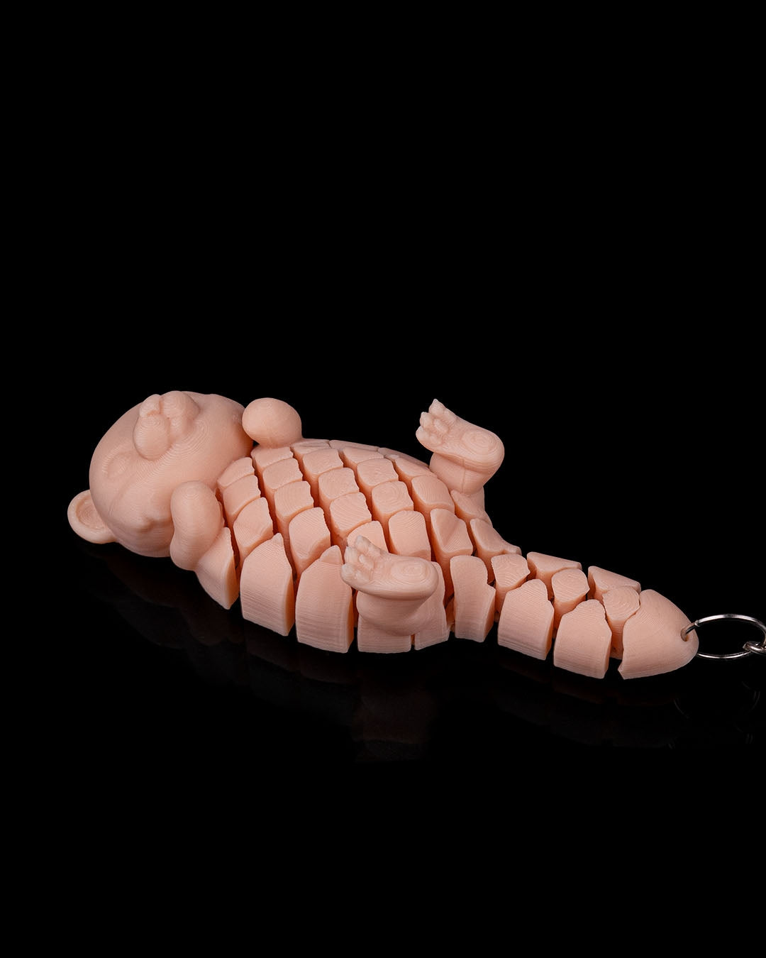 Dottie the Otter – 3D Printed Articulated Mesh Keychain | Cute Fidget Toy Gift