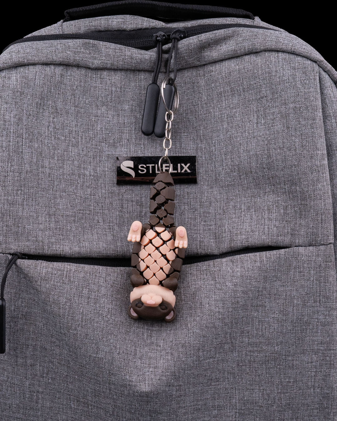 Dottie the Otter – 3D Printed Articulated Mesh Keychain | Cute Fidget Toy Gift