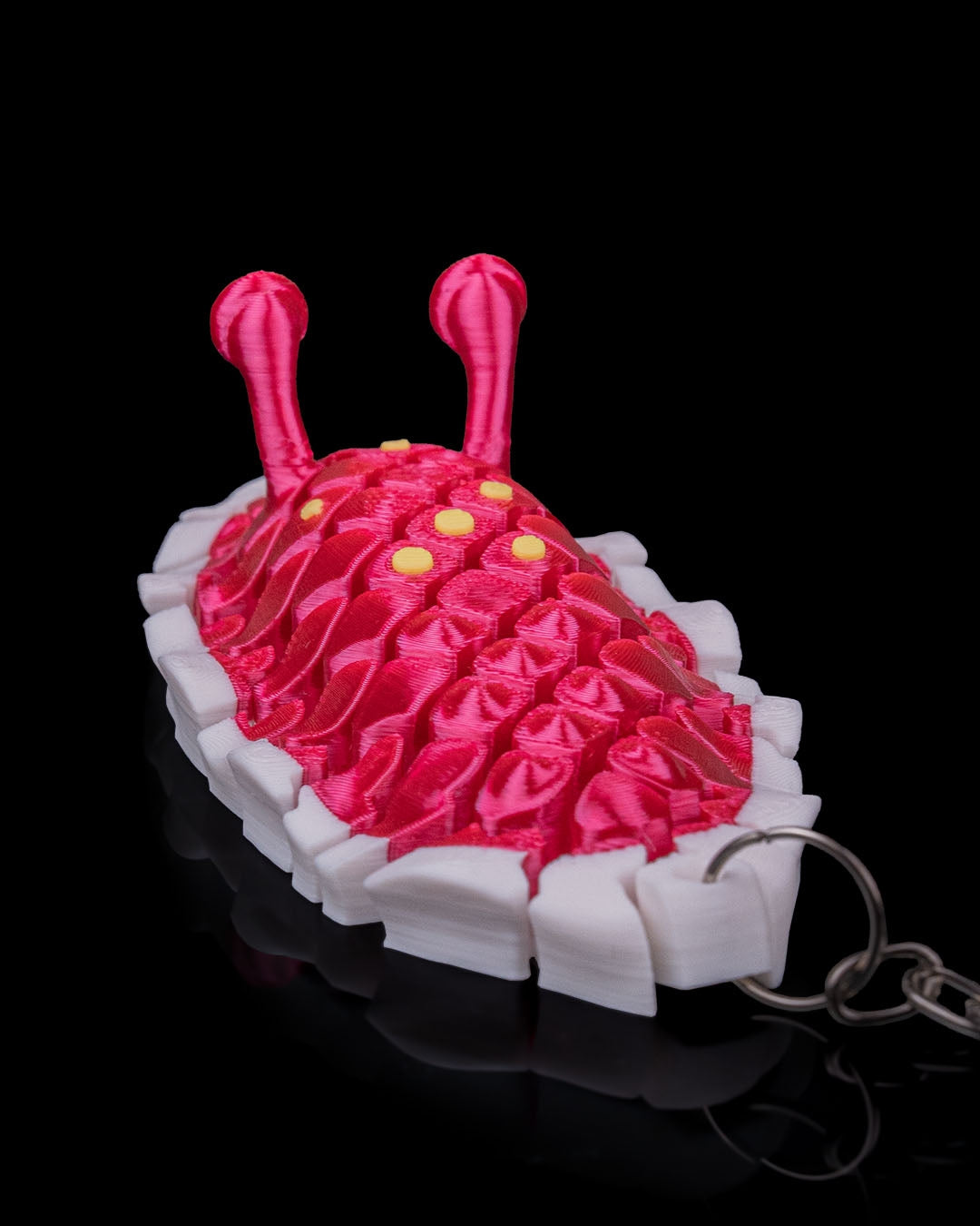 Doug, the Sea Slug — 3D Printed Mesh Articulated Keychain 🐌✨