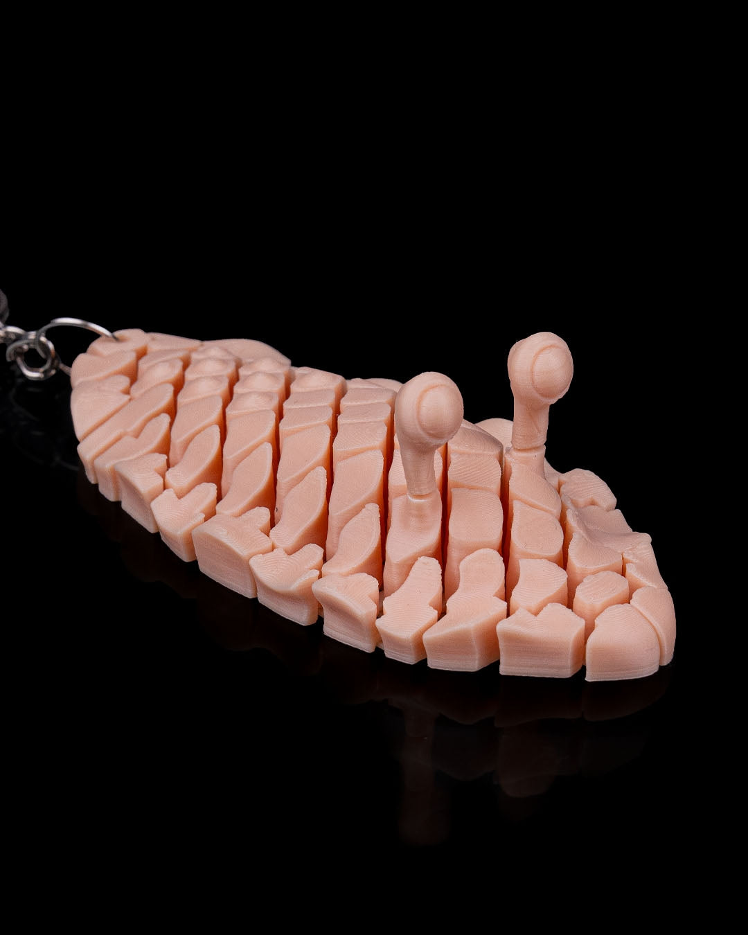 Doug, the Sea Slug — 3D Printed Mesh Articulated Keychain 🐌✨
