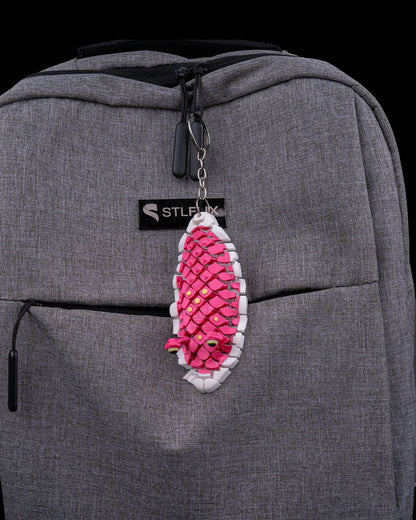 Doug, the Sea Slug — 3D Printed Mesh Articulated Keychain 🐌✨
