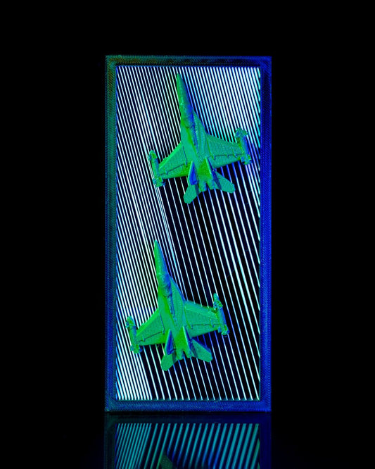 ✈️ 3D Printed String Art Fighter Jets – Soar to New Heights! ✈️