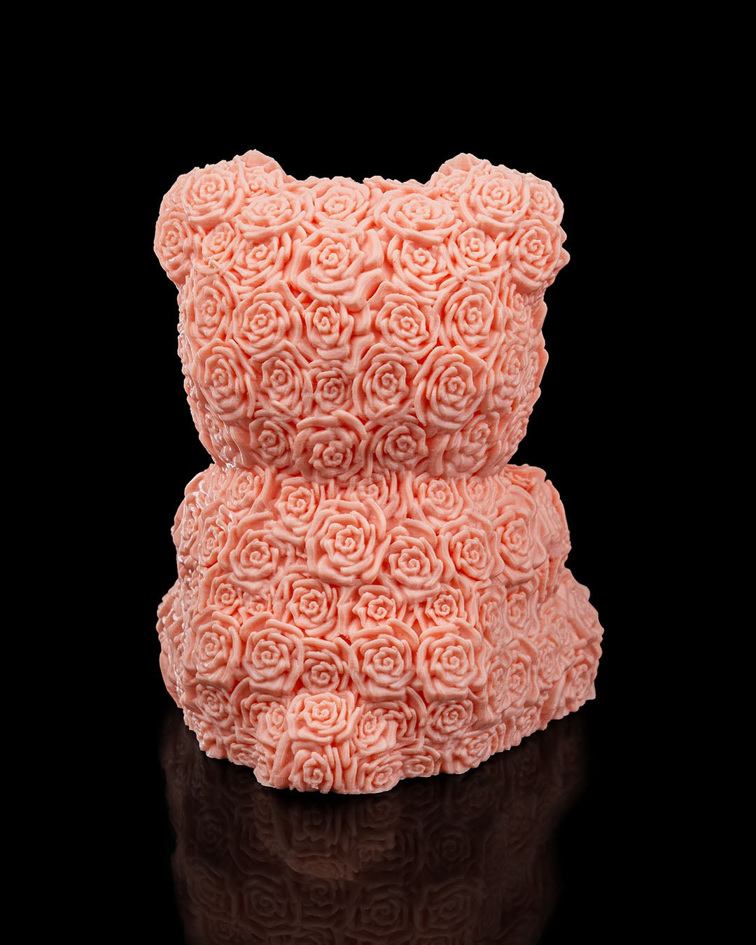 Enchanted Floral Bear 🌸🐻 | Unique Home Decor Gift – handcrafted 3D printed decor gift