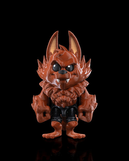 🐺 Unleash the Beast: Furrocious Wolf 3D Printed Model! 🐺 – handcrafted 3D printed decor gift