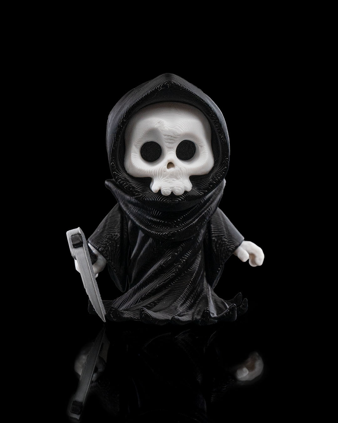 💀 Grisly Reaper – 3D Printed Grim Reaper Keychain 💀 – handcrafted 3D printed decor gift