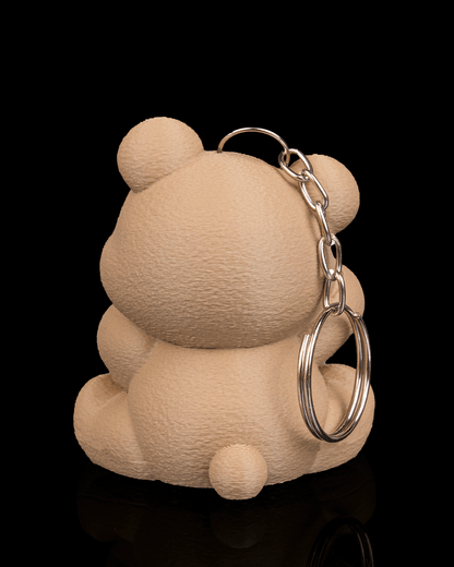 Heart Blossom Keychain Bear – Collectible 3D Printed Bear 💖🌸