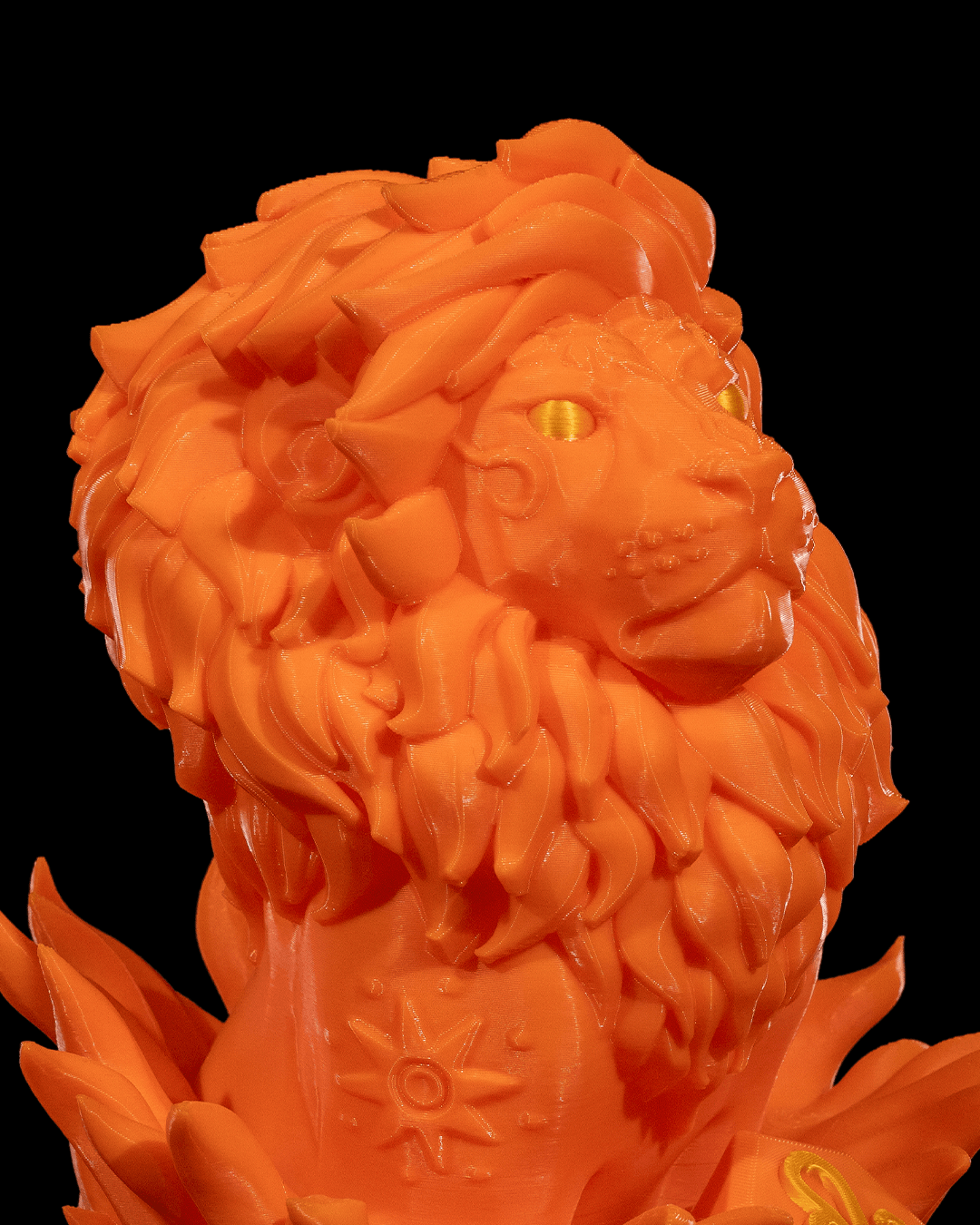 🦁 3D Printed Leo Statue – The Lion of the Zodiac 🦁 – handcrafted 3D printed decor gift