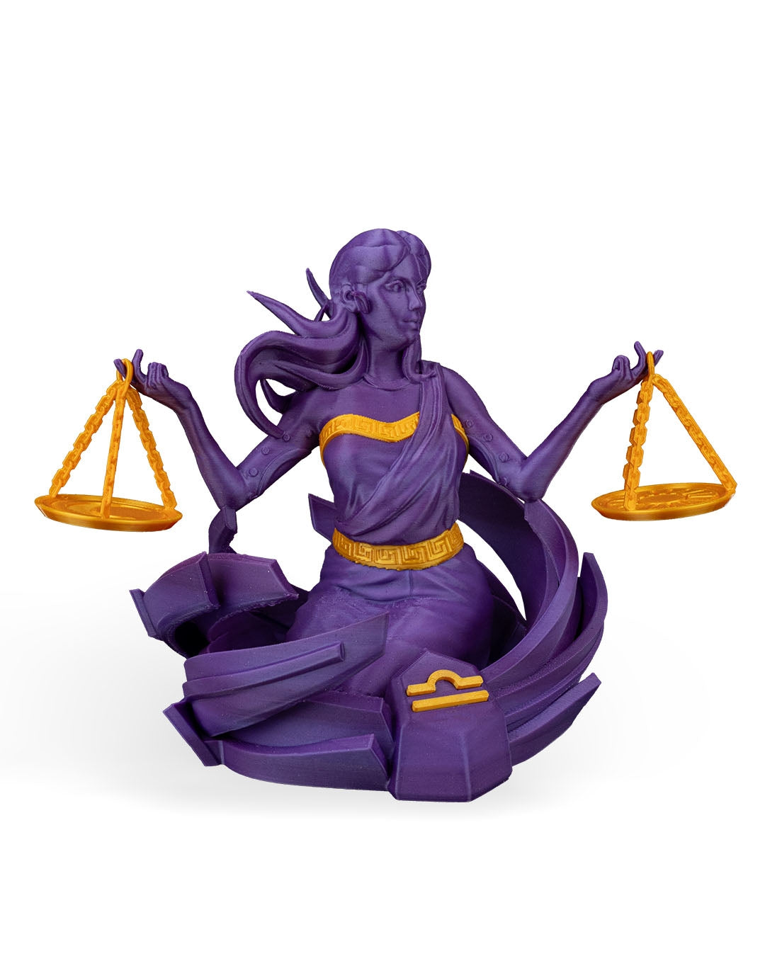 🌟 3D Printed Libra Statue – A Symbol of Balance and Harmony 🌟 – handcrafted 3D printed decor gift