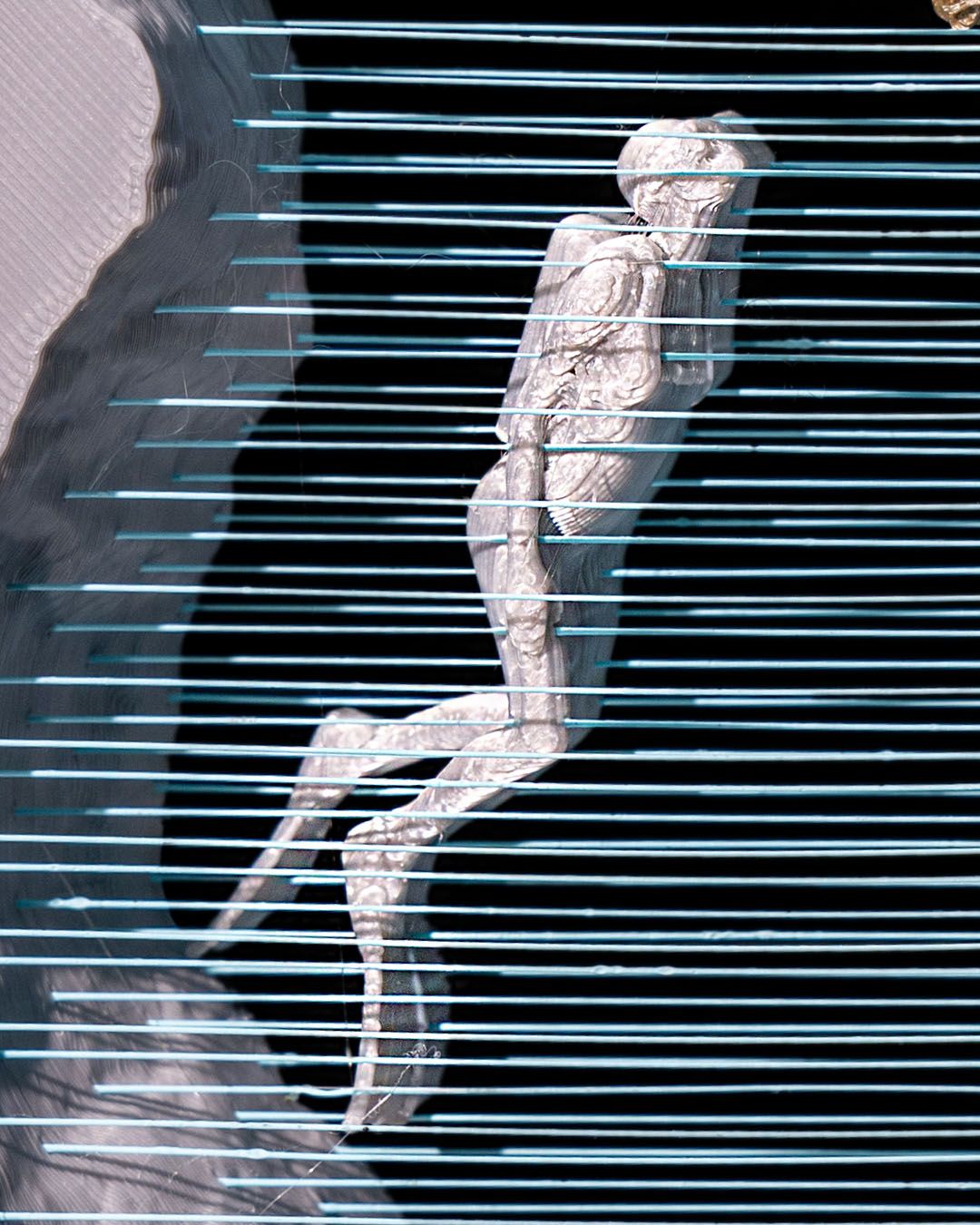 🌊 3D Printed String Art: Lost Diver 🌊