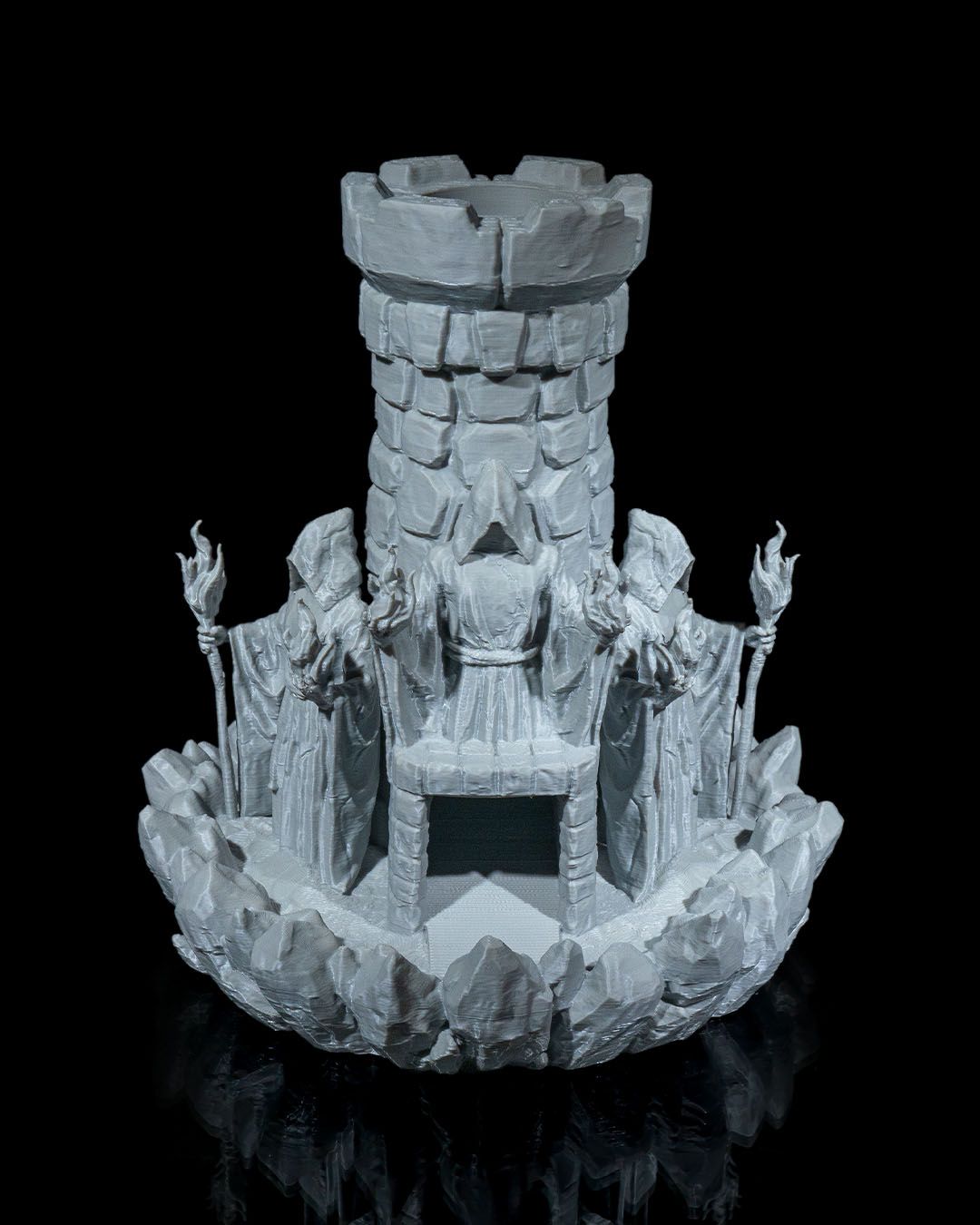 🔥 Unleash the Magic with the Mad Wizard Dice Tower! 🔥