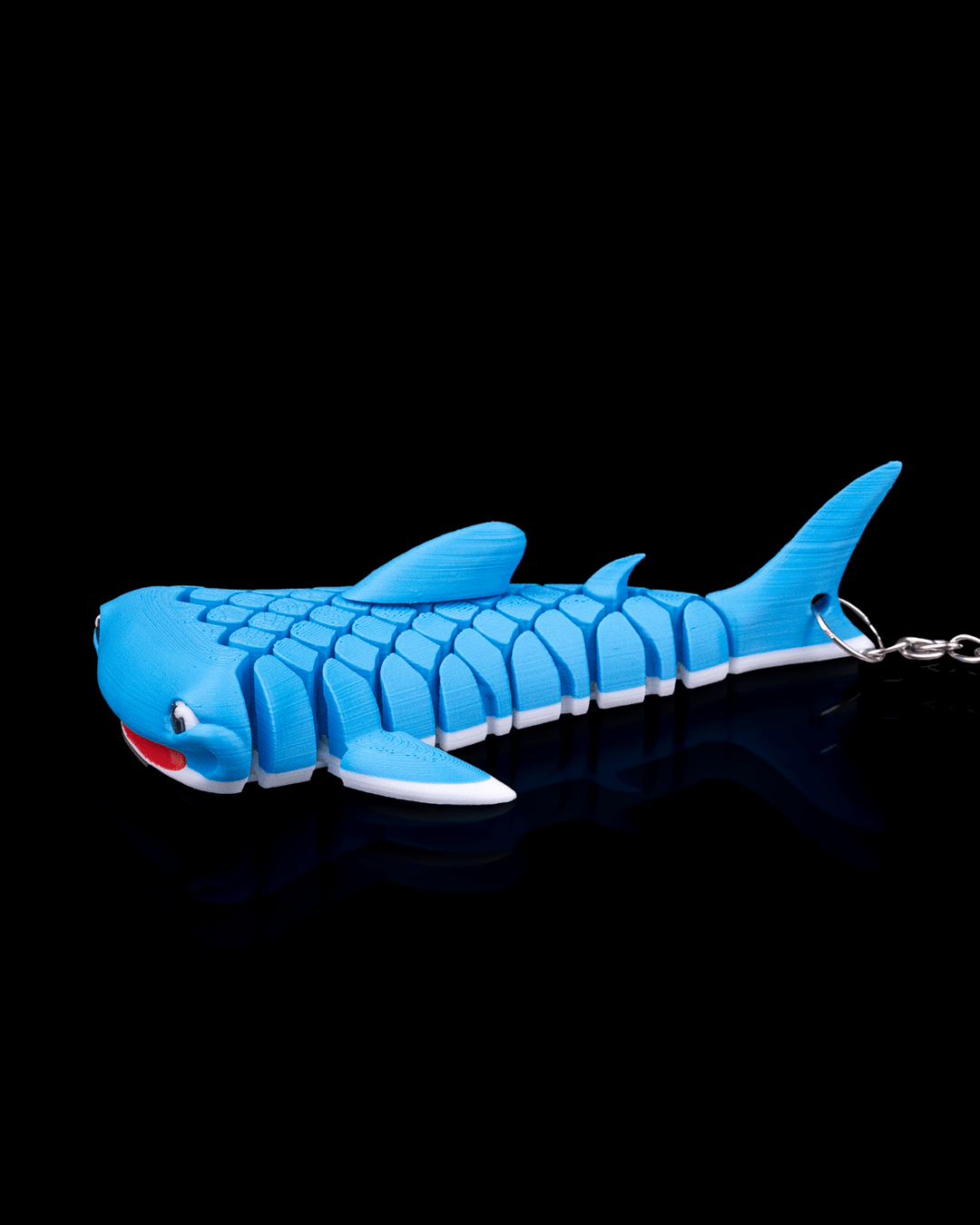 🦈 Mark, the Whale Shark – Mesh Articulated Keychain Buddy 🌊