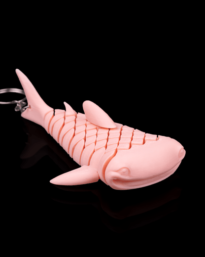 🦈 Mark, the Whale Shark – Mesh Articulated Keychain Buddy 🌊