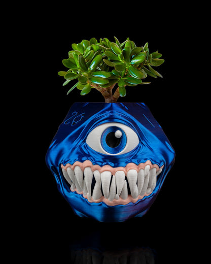 🌿🎲 DnD Dice Pot – Mimic D20 Plant Planter 🎲🌿