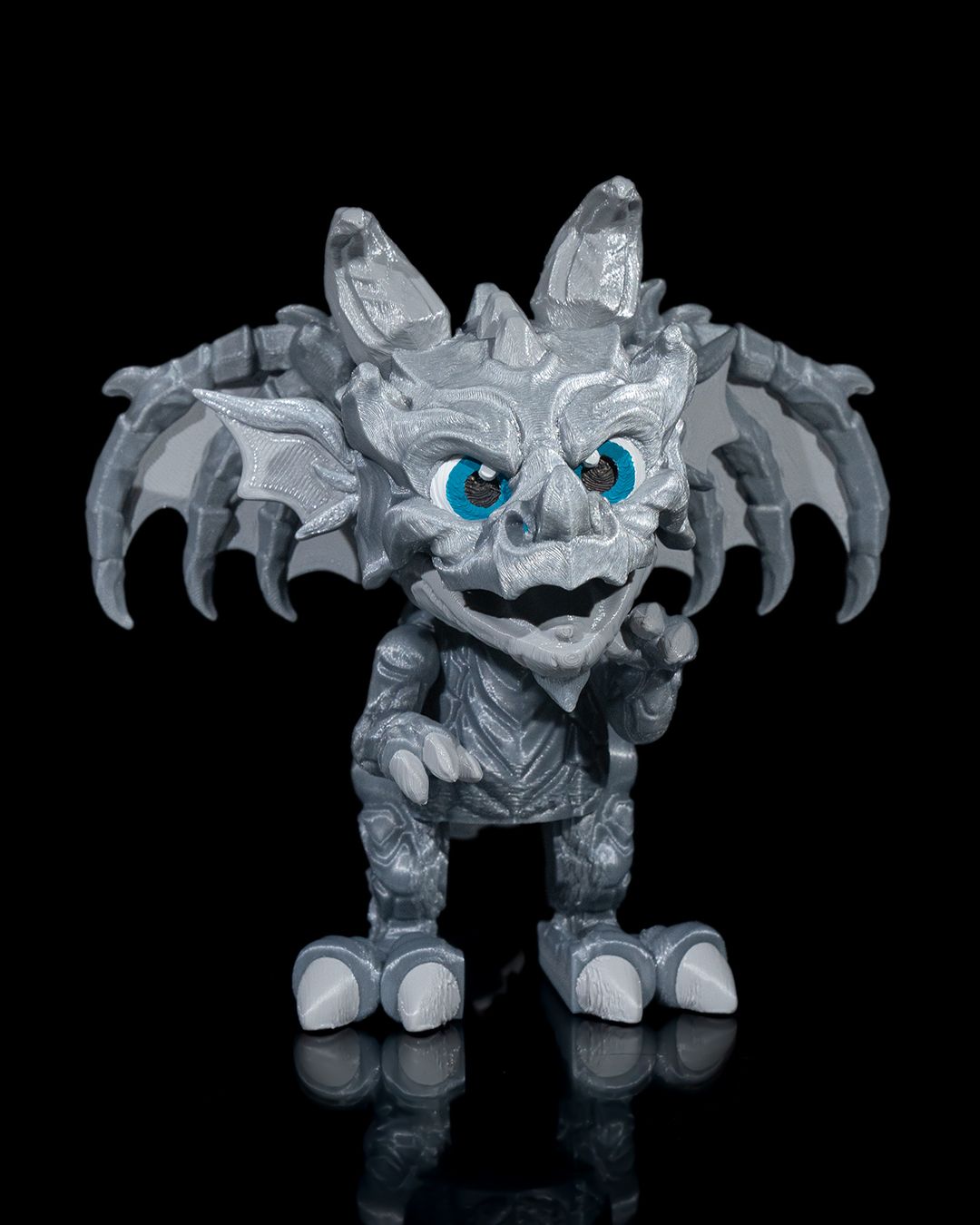 The Mountain Keeper — 3D Printed Dragon Sculpture 🐉🗻 – handcrafted 3D printed decor gift