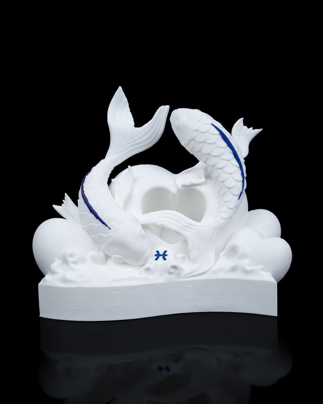🌟 Pisces 3D Printed Statue: The Dreamy Duo 🌟 – handcrafted 3D printed decor gift