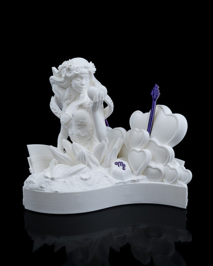 Virgo, the Maiden: 3D Printed Zodiac Statue ♍✨ – handcrafted 3D printed decor gift