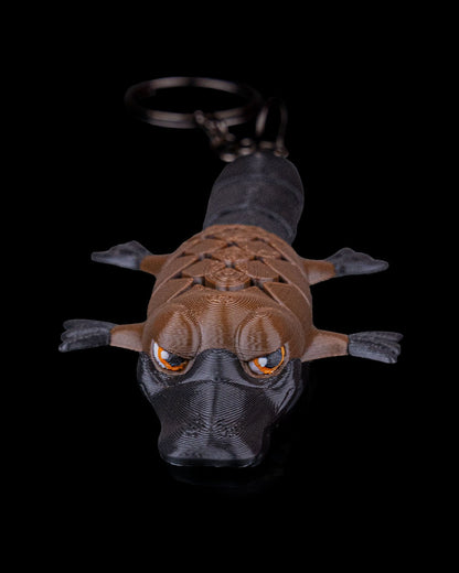 🦆 Pierre the Platypus – Mesh Articulated Keychain 🦆