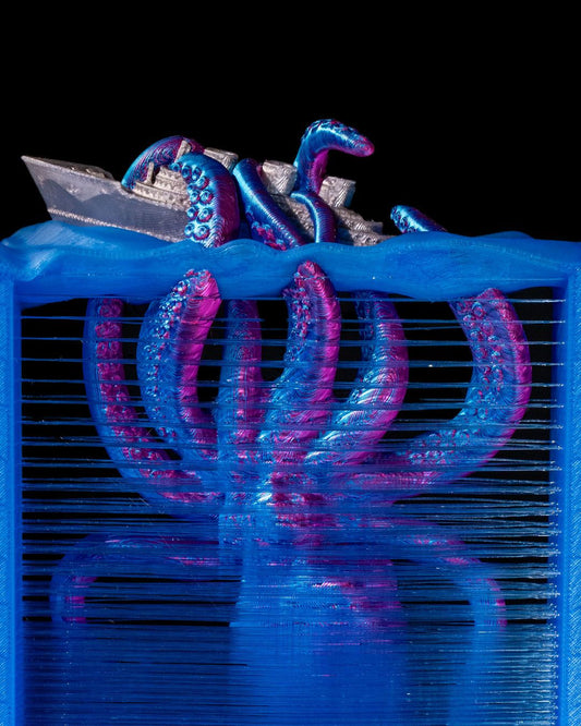 🛳️ String Art Shipwreck – A Stunning 3D Printed Masterpiece 🌊