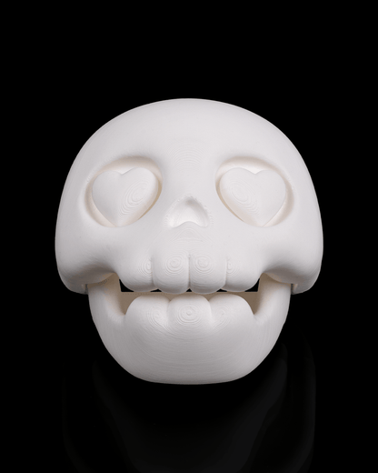 Skull Crush Container | Cute Skull Chocolate Holder with Heart Eyes | Fun Gift Box