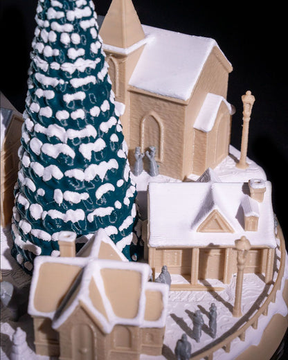 🌟 Snowy Christmas Village – A Winter Wonderland in Miniature! 🌟