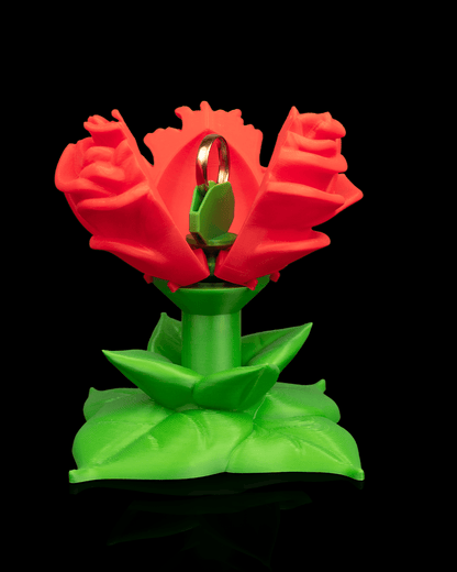Sweet Rose Container & Ring Box | 3D Printed Floral Rose Jewelry & Proposal Box