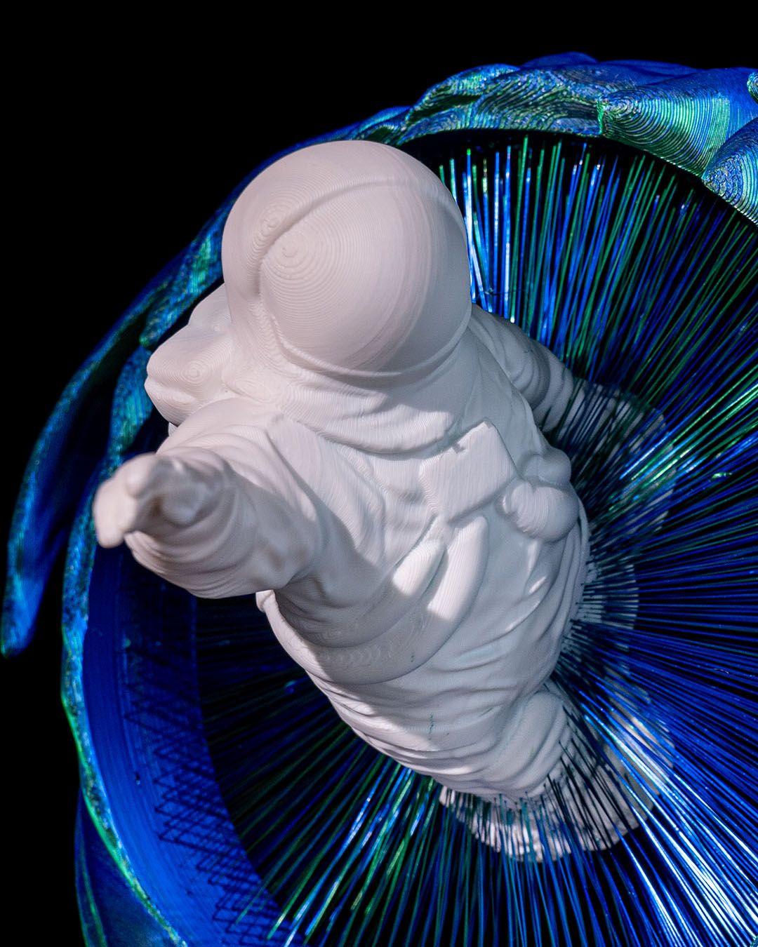 🚀 3D Printed String Art: The Astronaut 🌌