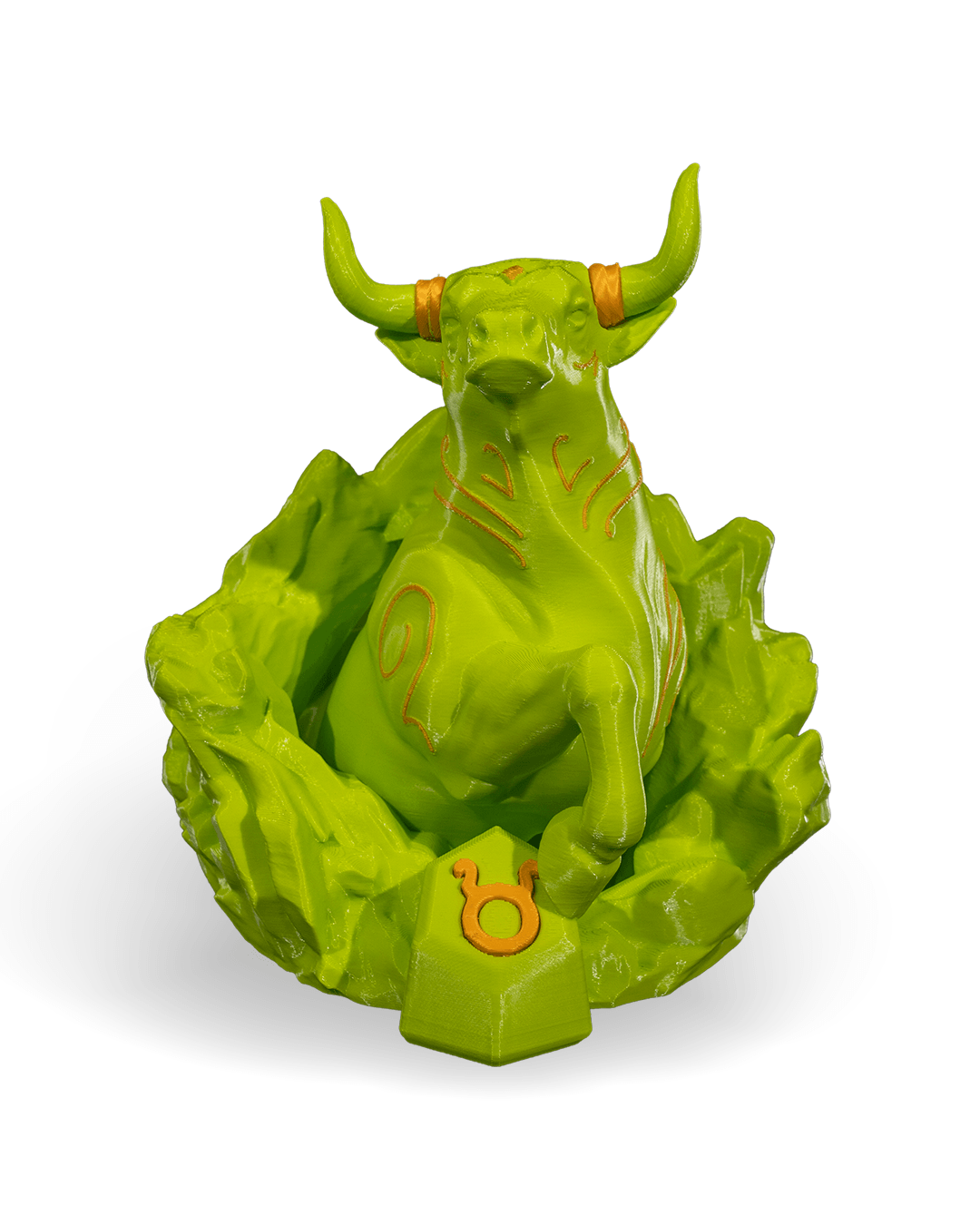 Taurus Zodiac 3D Printed Statue: A Celestial Masterpiece 🌌🐂 – handcrafted 3D printed decor gift