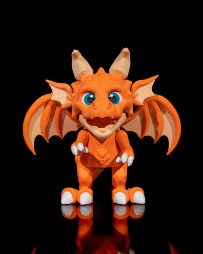 The Conqueror — 3D Printed Articulated Dragon 🐉✨ – handcrafted 3D printed decor gift