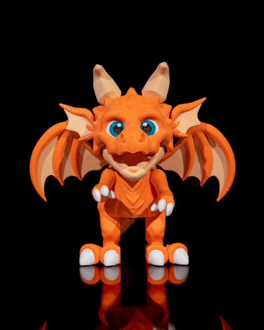 The Conqueror — 3D Printed Articulated Dragon 🐉✨ – handcrafted 3D printed decor gift