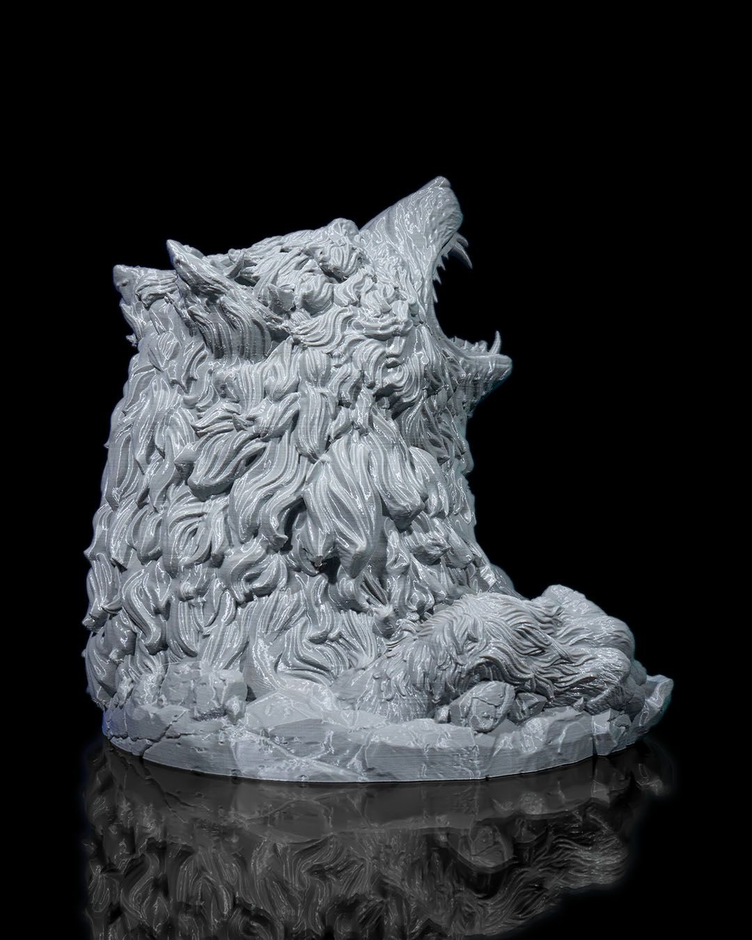 🖤 Wolf Bite 3D Printed Dice Tower 🖤