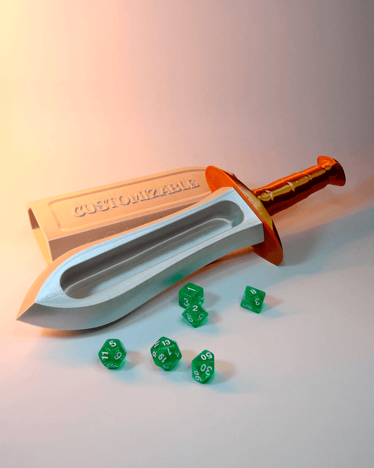 Unleash Your Inner Hero with the 3D Printed Dice Dagger – Customizable Design! ⚔️🎲