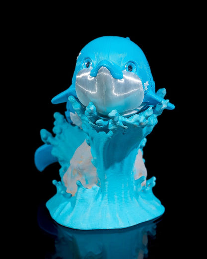 Dennis, the Dolphin | Unique Home Decor Gift – handcrafted 3D printed decor gift