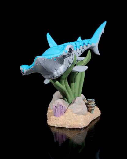 Hanz, the Hammerhead Shark | Unique Home Decor Gift – handcrafted 3D printed decor gift
