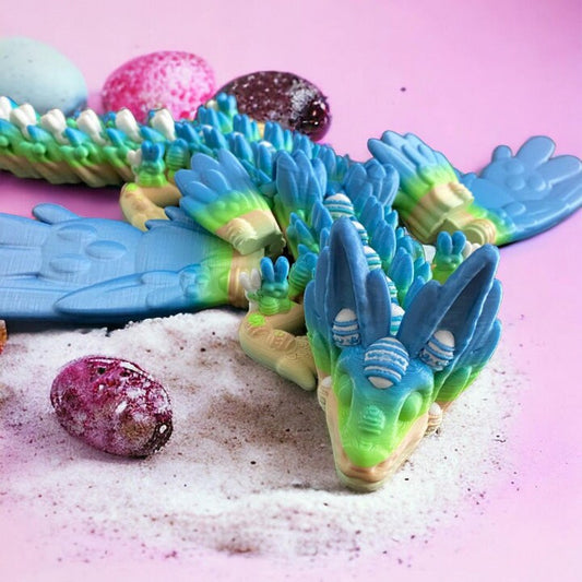 🐉 3D Printed Easter Dragon - A Magical Spring Companion 🌸