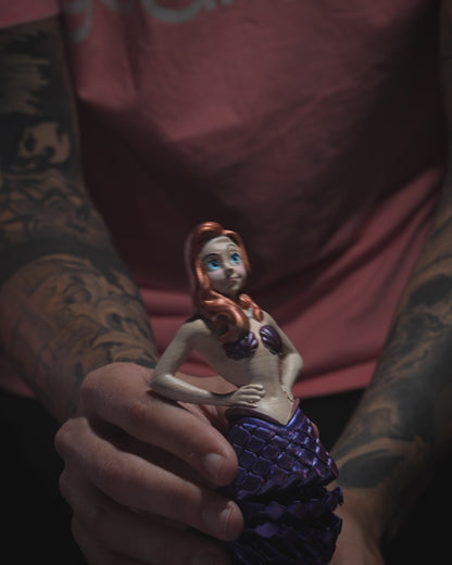🧜‍♀️ Mandy the Mermaid – Articulated Ocean Enchantress! 🌊✨ | Unique Home Decor Gift