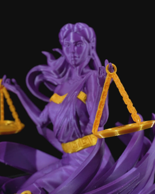 🌟 3D Printed Libra Statue – A Symbol of Balance and Harmony 🌟