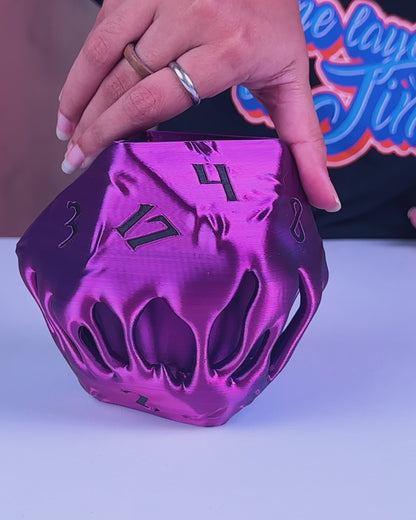 🌿🎲 DnD Dice Pot – Mimic D20 Plant Planter 🎲🌿