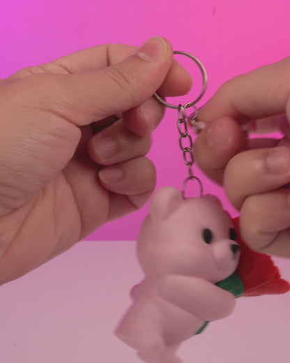 Bloom Bear Keychain | Cute Collectible Bear Charm | Valentine’s & Mother’s Day Gift