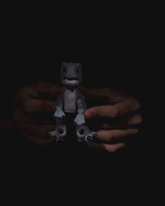 3D Printed Articulated Veloci-Raptor 🦖🐀