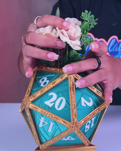Arcane D20 Plant Pot 🌿🎲 — Level Up Your Greenery!